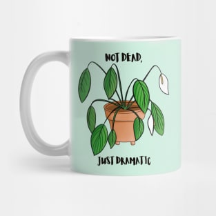 Dramatic Peace Lily Mug